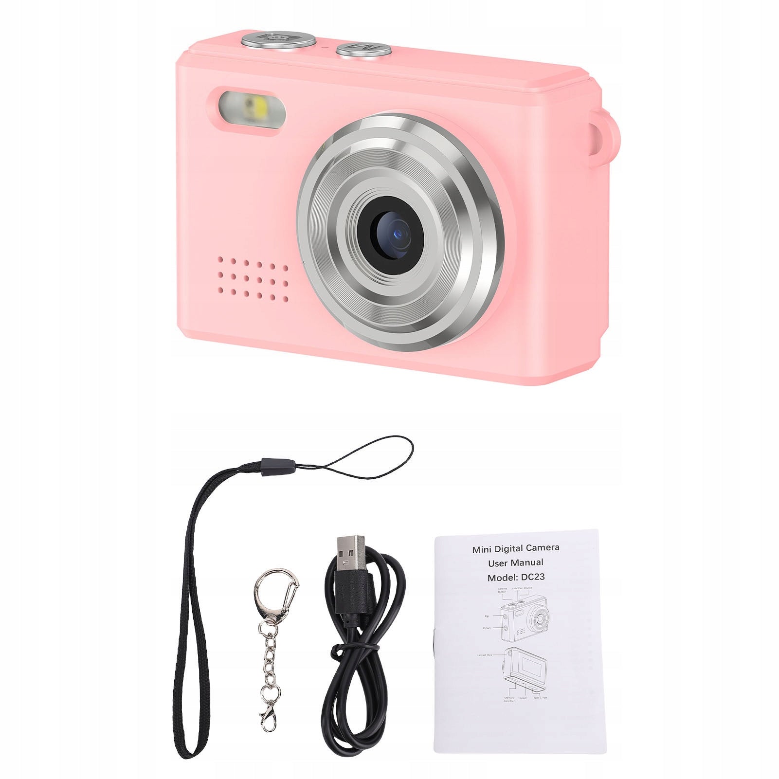 DIGITAL CAMERA WITH KEYCHAIN VIDEO CAMERA 1080P HD 12MP LED 1PCS Brand no brand