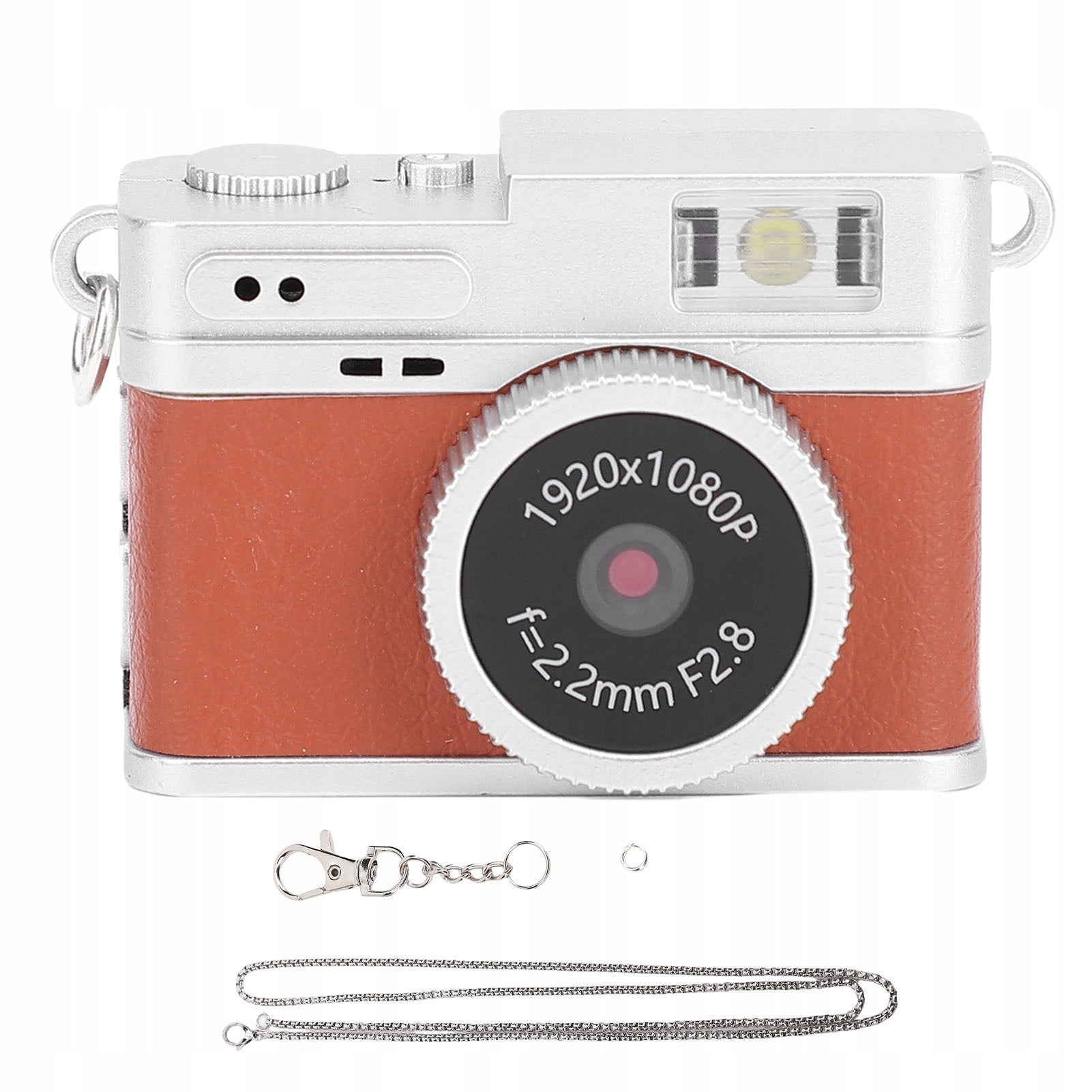 DIGITAL CAMERA WITH KEYRING AND CHAIN