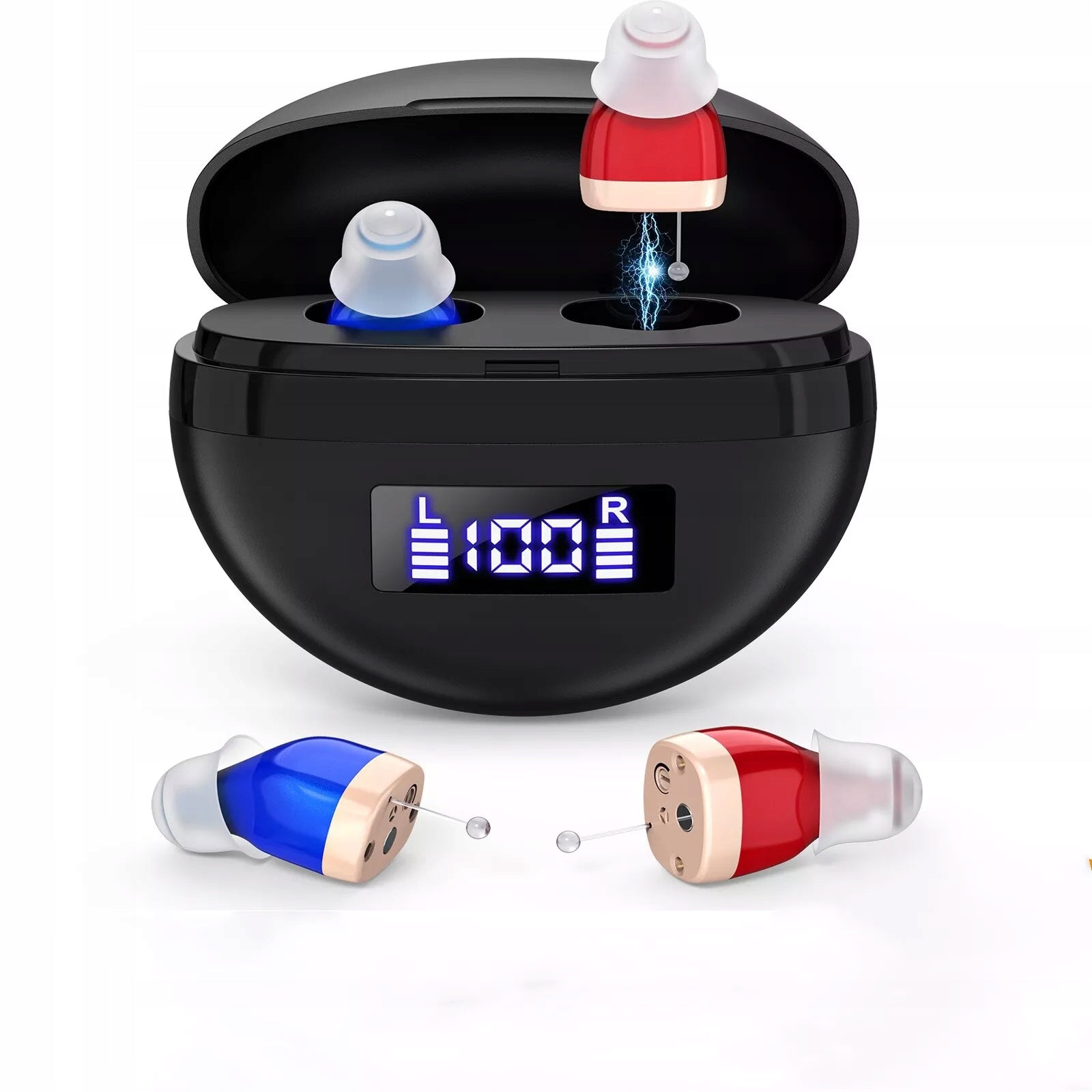 DIGITAL CHIP IN-EAR AMPLIFIER CLEAR SOUND WIRELESS SMART Packaging status original