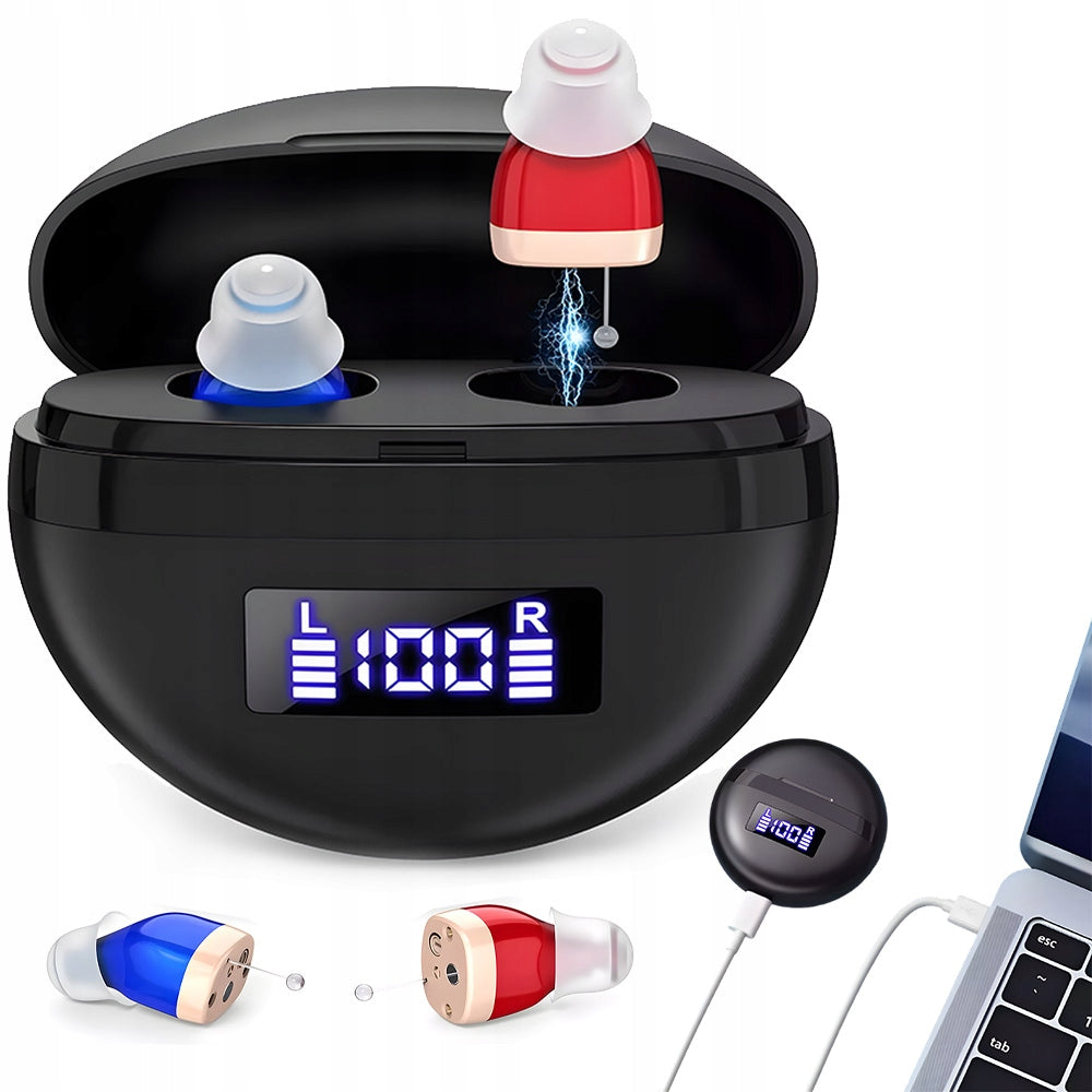 DIGITAL CHIP IN-EAR AMPLIFIER CLEAR SOUND WIRELESS SMART