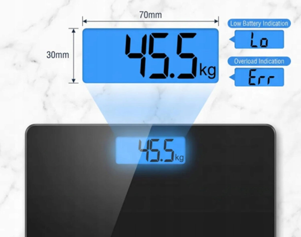 DIGITAL DIGITAL BATHROOM SCALE MAX. 180KG Manufacturer code 123