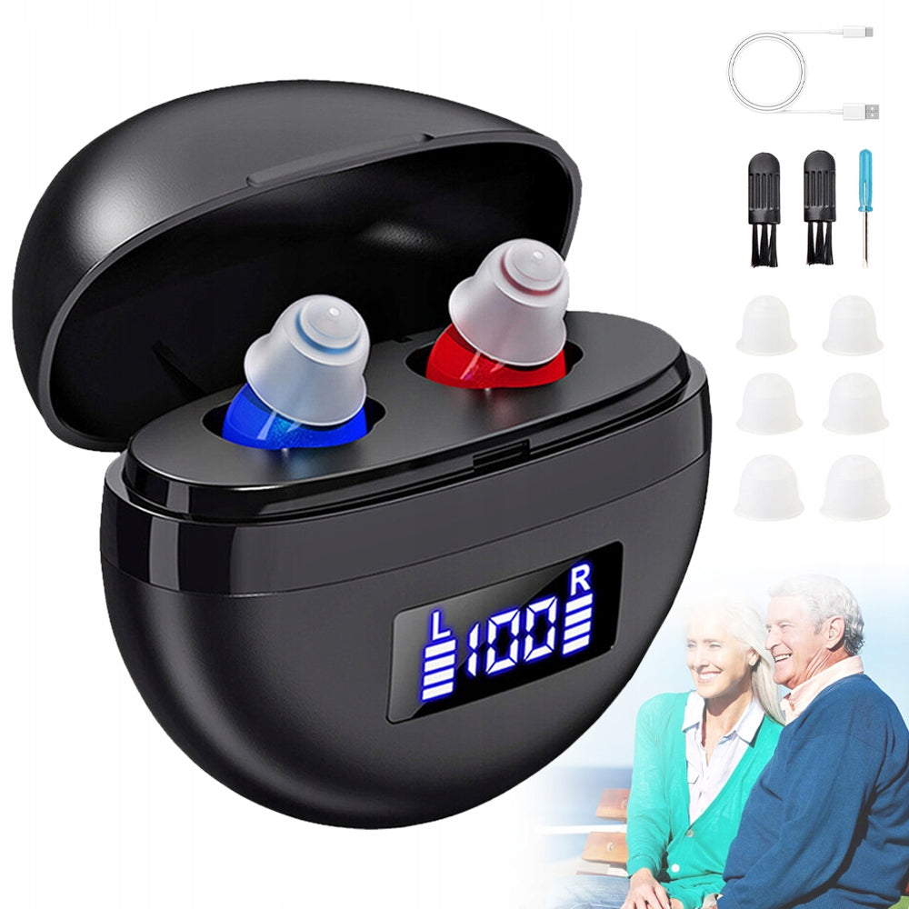 DIGITAL EAR HEARING AMPLIFIER, NOISE CANCELLATION AMPLIFYING HEADPHONES