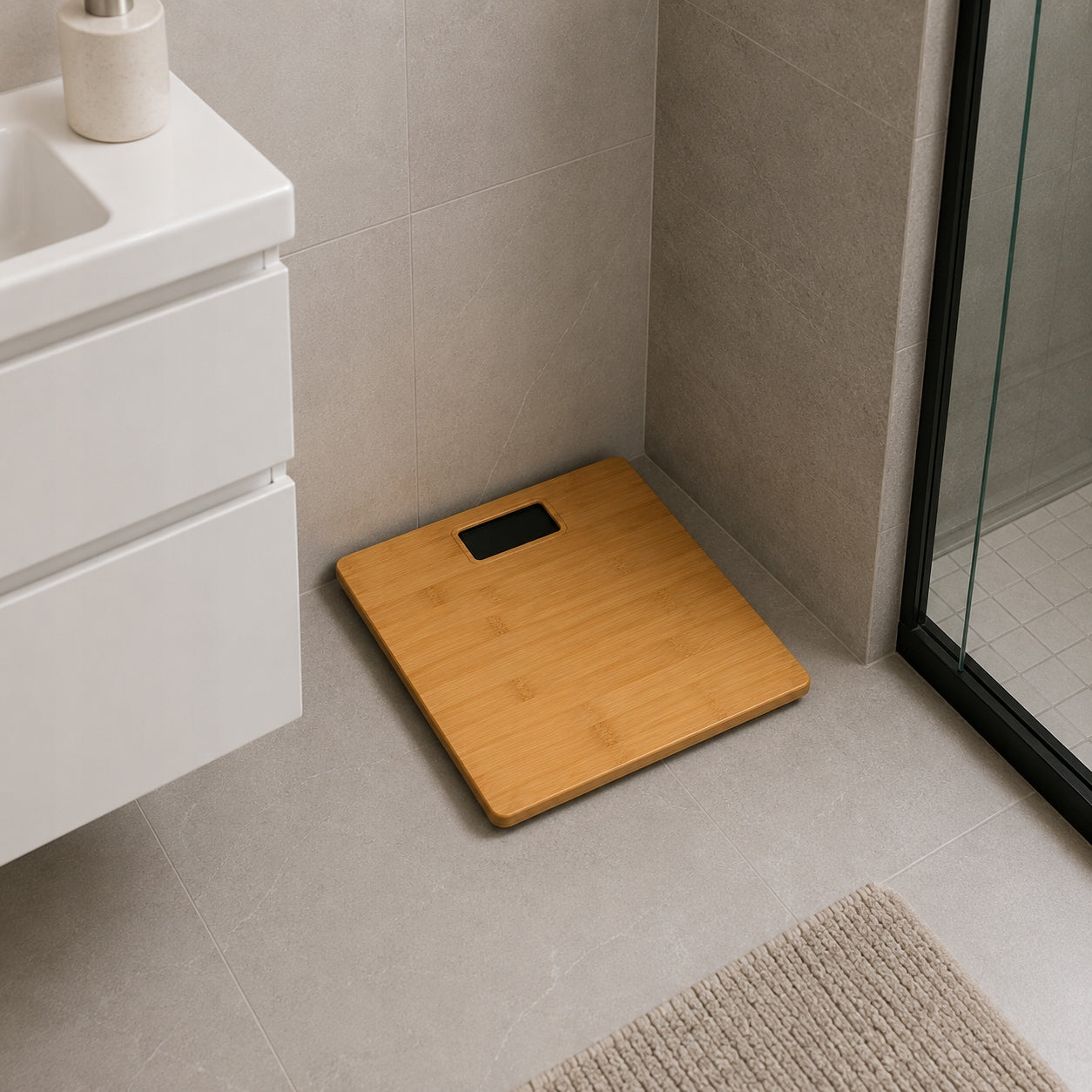 DIGITAL ELECTRONIC BATHROOM SCALE 180KG LCD PRECISION SLIM BATTERIES Packaging status original