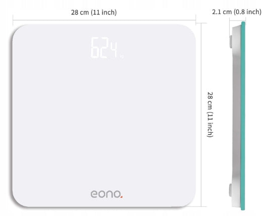DIGITAL ELECTRONIC BATHROOM SCALE - HIGH PRECISION AND STYLISH DESIGN Packaging status original