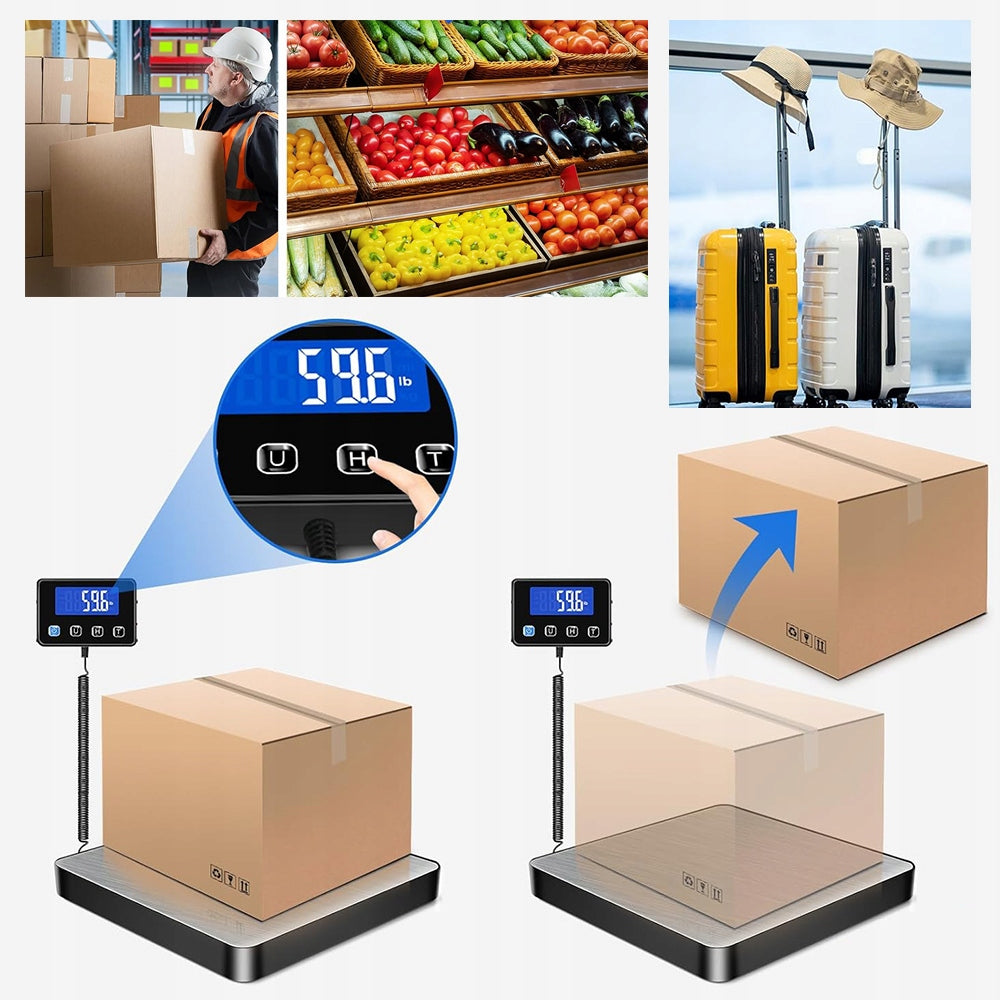 DIGITAL ELECTRONIC SCALE 200KG HOLD FUNCTION HIGH ACCURACY FOR USE Brand POKKA