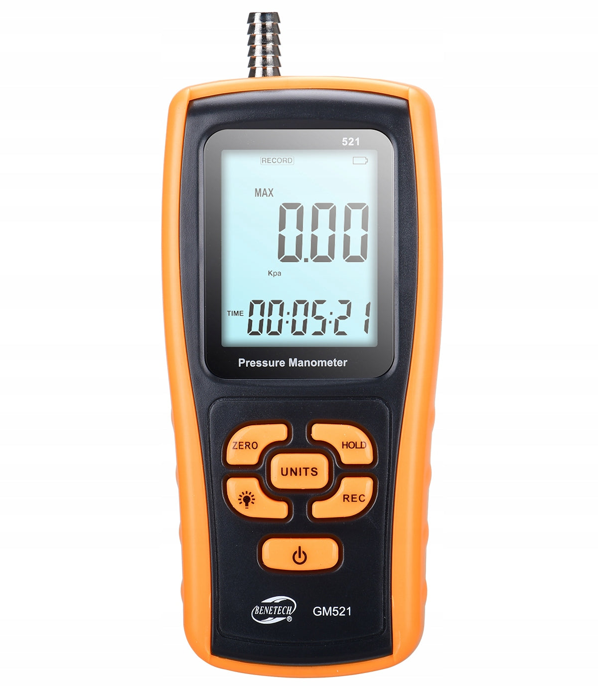 DIGITAL GAS PRESSURE GAUGE BAR kPa Manufacturer code GM521
