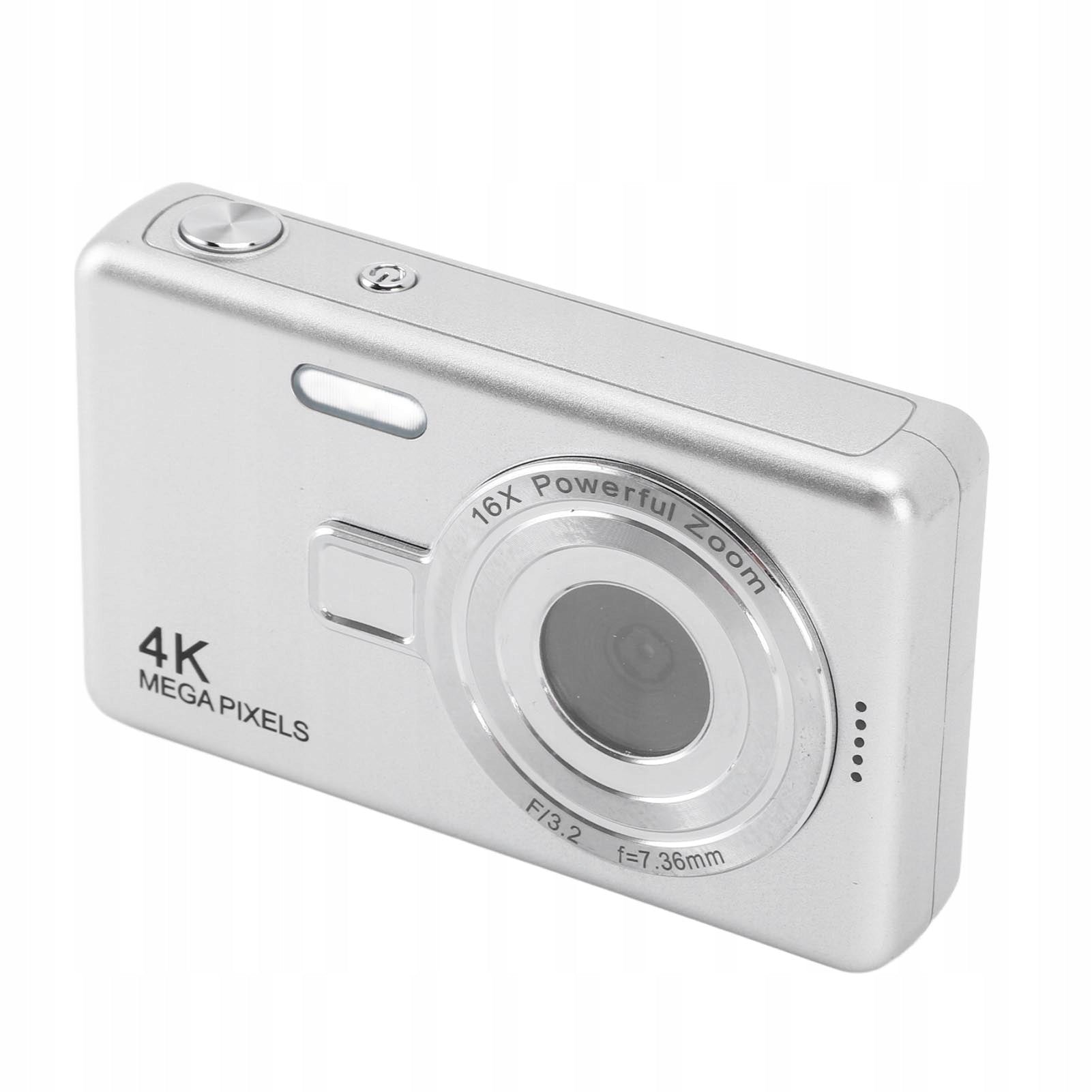 DIGITAL HD CAMERA 1080P 12MP CAMERA WITH 16X ZOOM AUTOFOCUS SILVER FOR VLOG