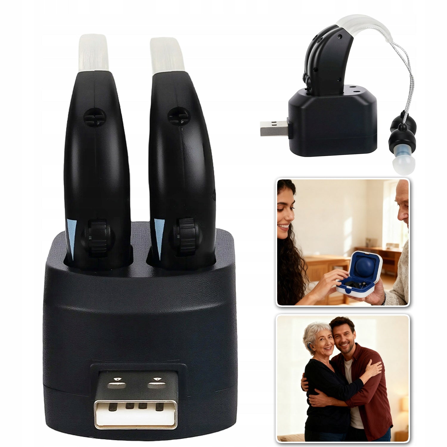 DIGITAL HEARING AID HEARING AMPLIFIER GIFT FOR GRANDMA GRANDPA'S MOM
