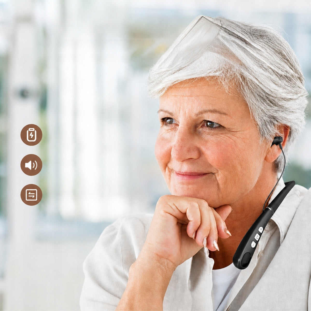 DIGITAL HEARING AID WITH RECHARGEABLE BATTERY AND SOUND AMPLIFIER ADJUSTABLE Manufacturer of a medical device 6900354638772