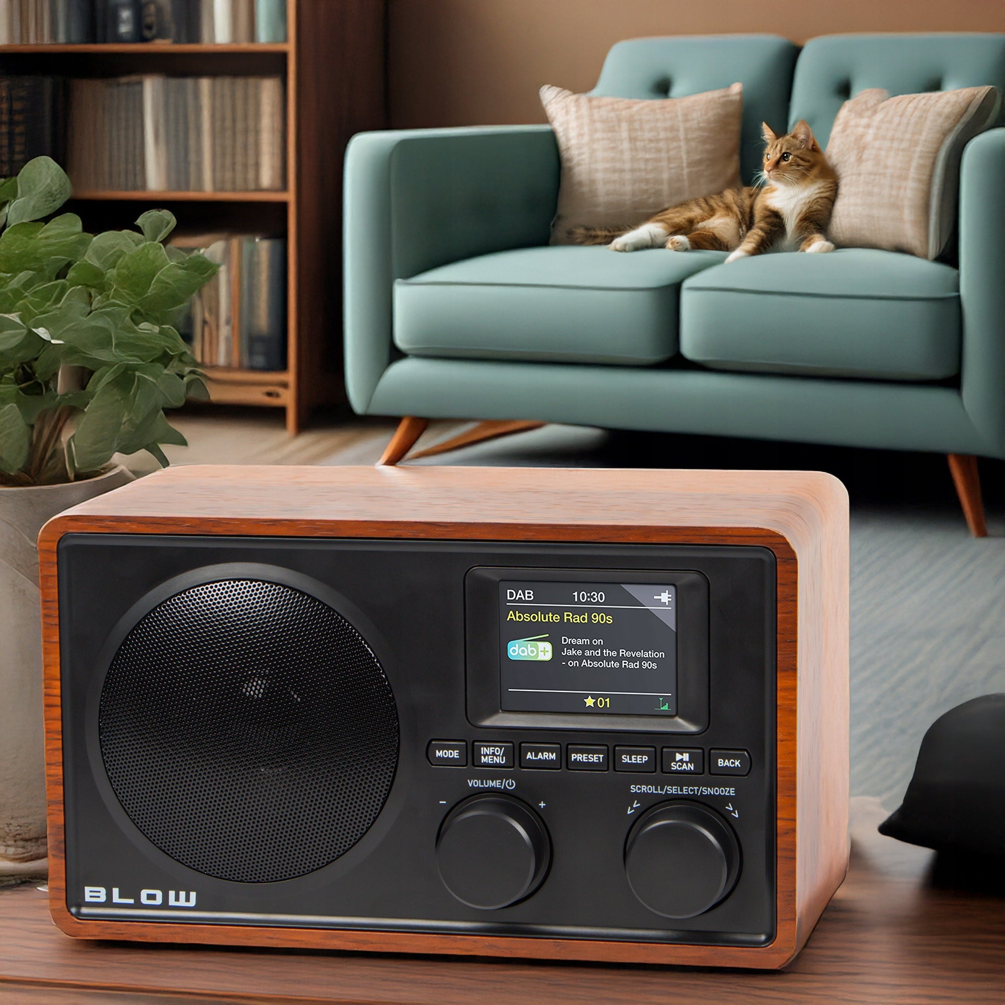 DIGITAL KITCHEN RADIO RETRO BLUETOOTH DISPLAY DAB+ FM AUX USB ANTENNA Manufacturer code 77-575#