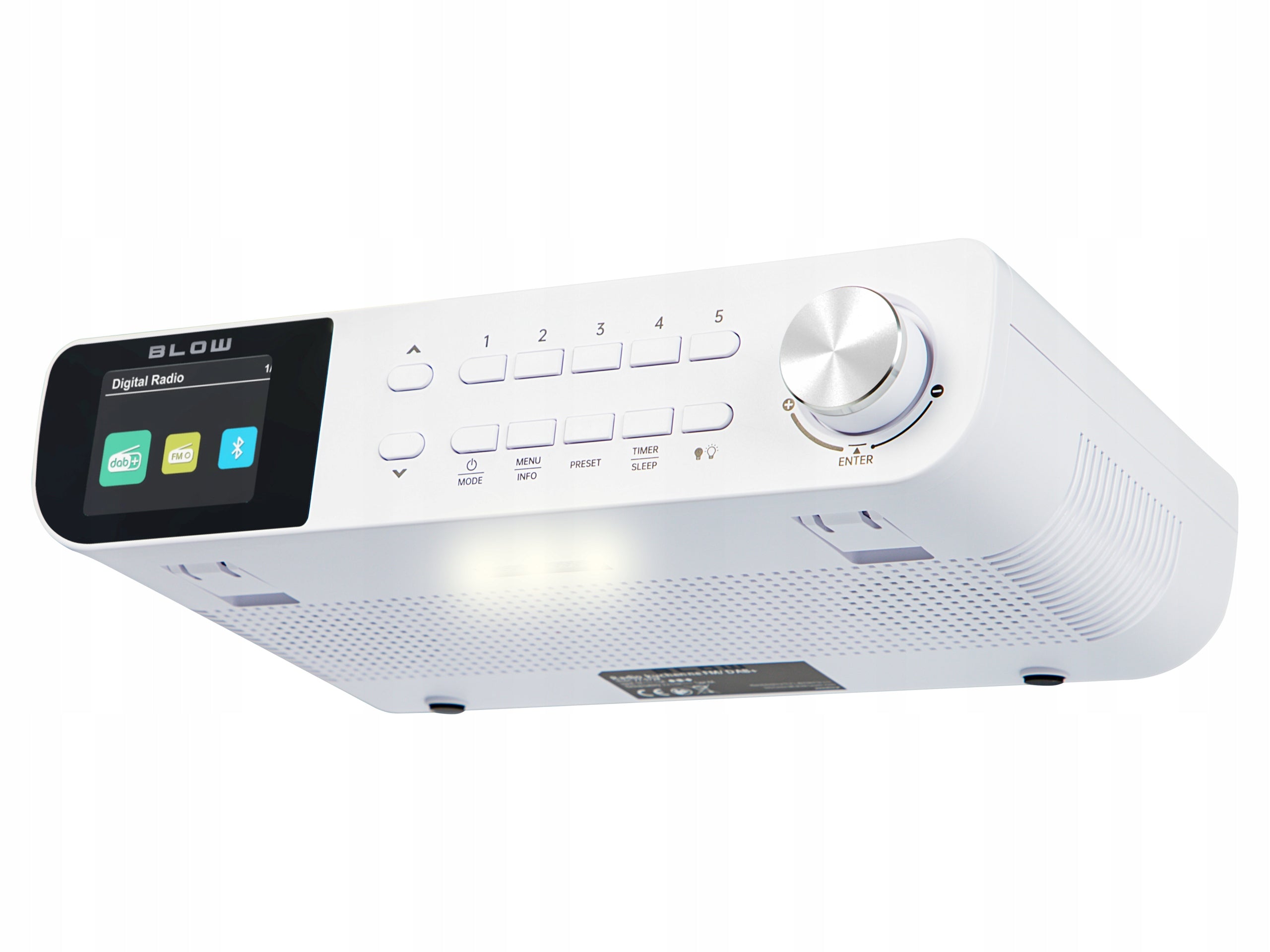 DIGITAL KITCHEN RADIO UNDER CABINET SUSPENDED FM/DAB+ BLUETOOTH FLASHLIGHT Packaging status original