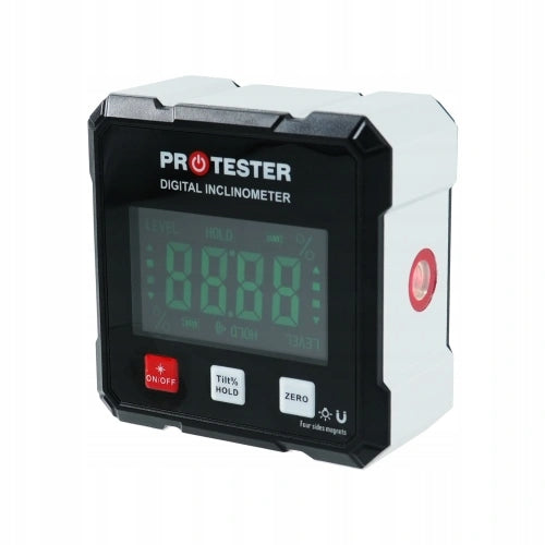DIGITAL LASER PROTRACTOR 4x90° INCLINOMETER LEVEL 4 MAGNETS Manufacturer code DPDL0490