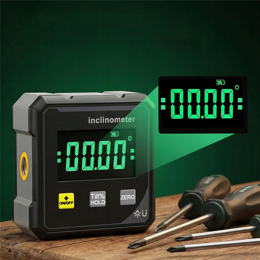 DIGITAL LCD ANGLE METER WITH MAGNET, PROTRACTOR, ELECTRONIC LEVEL Manufacturer code 6911410382171