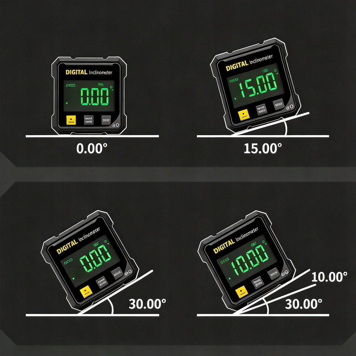 DIGITAL LEVEL MAGNETIC PROTRACTOR ELECTRONIC ANGLE MEASUREMENT INCLINOMETER Manufacturer code 4069443201036