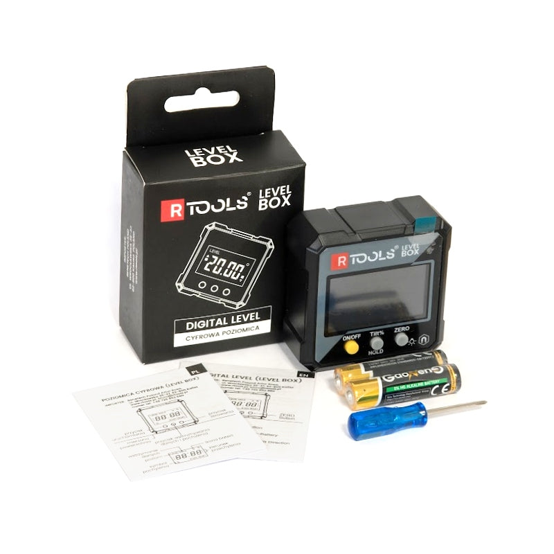 DIGITAL LEVEL MAGNETIC PROTRACTOR ELECTRONIC ANGLE MEASUREMENT INCLINOMETER Packaging status original