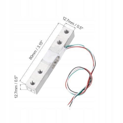 DIGITAL LOAD CELL WEIGHT SENSOR 20 KG + WEIGHING SENSOR MODULE HX711 Model B0DB1DLYSH
