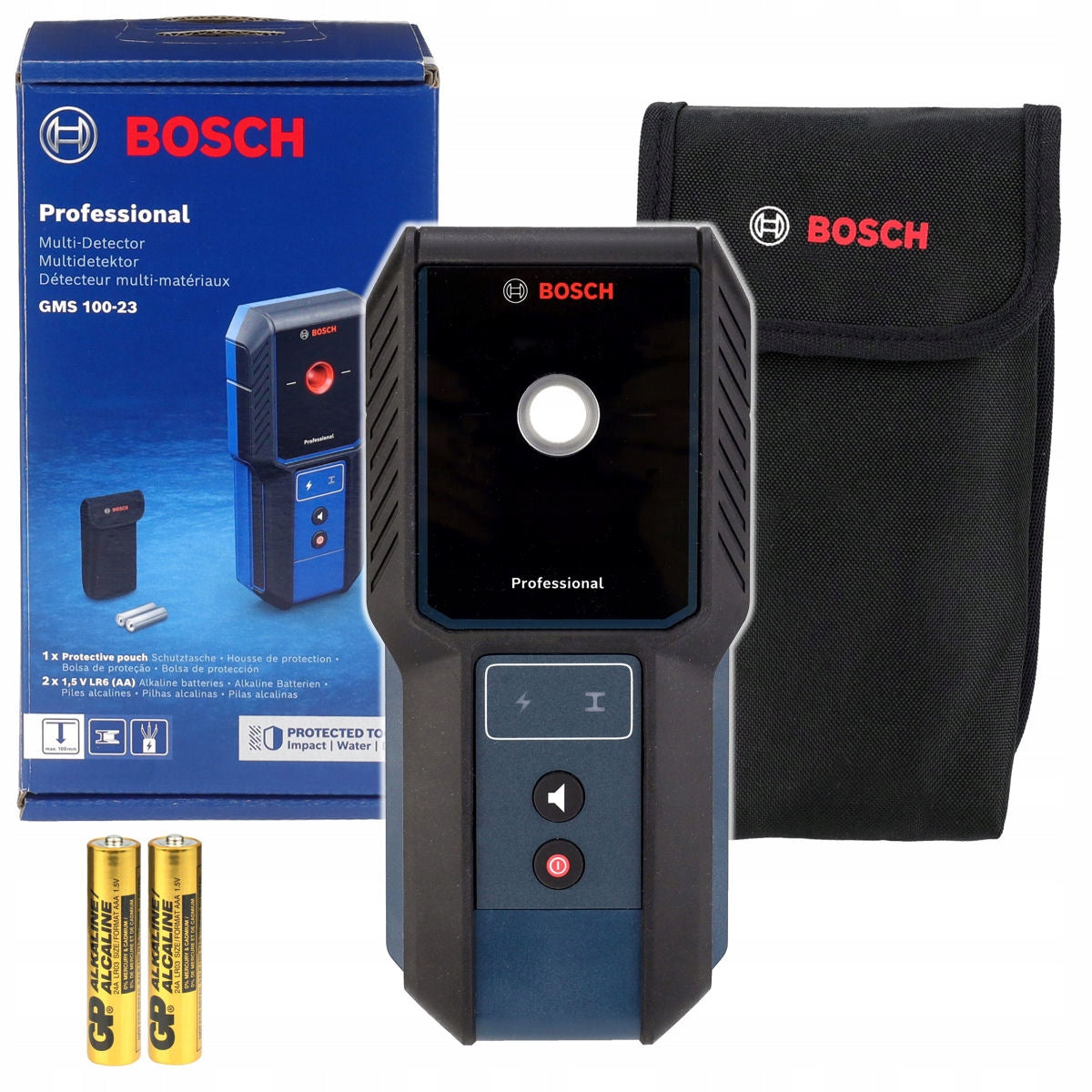 DIGITAL METAL AND WIRE DETECTOR GMS 100-23 BOSCH