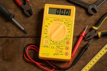 DIGITAL METER CURRENT NEEDLE MULTIMETER LCD FLOW Tester UNIVERSAL Brand Elektromet