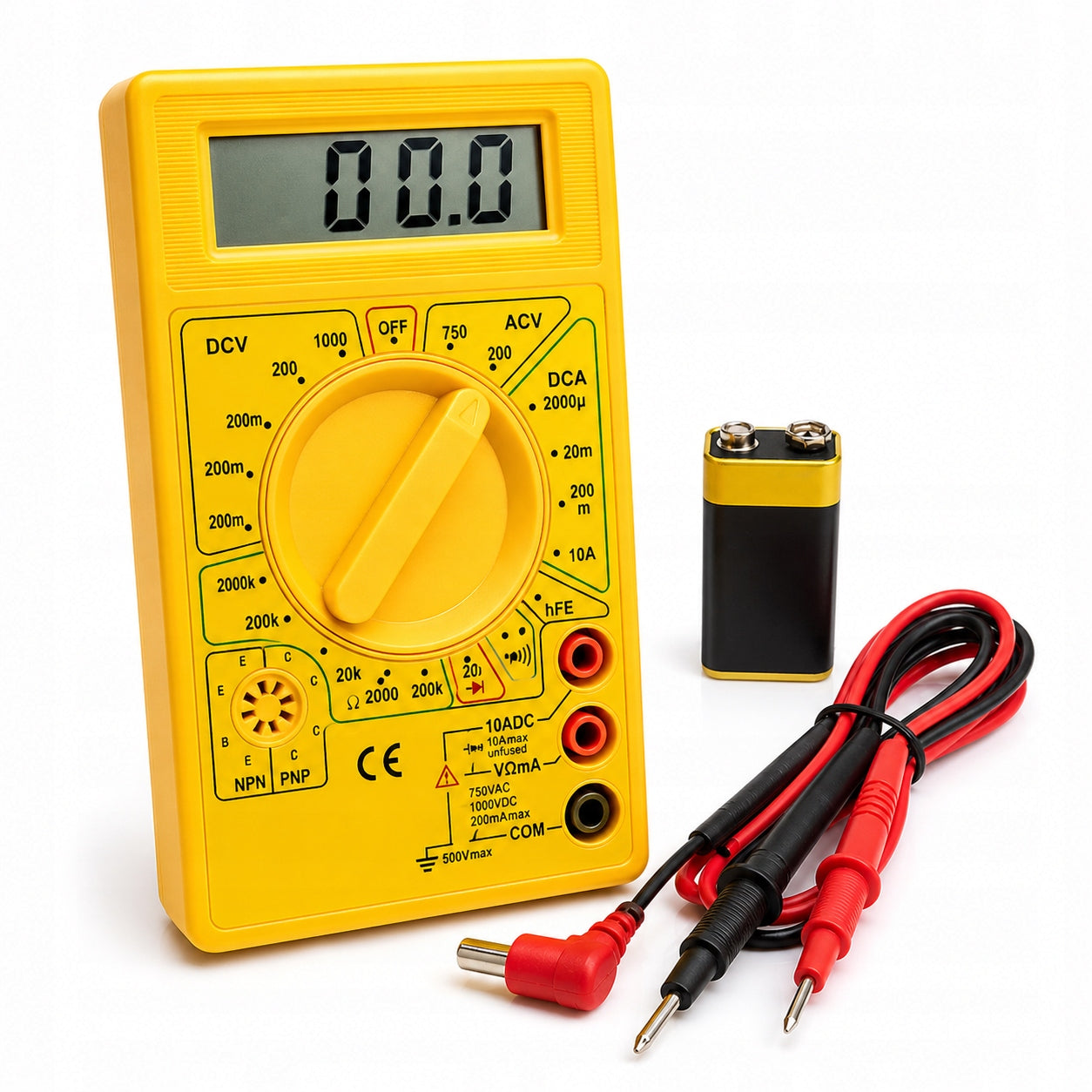 DIGITAL METER CURRENT NEEDLE MULTIMETER LCD FLOW Tester UNIVERSAL Manufacturer code MULTIMETR UNIWERSALNY
