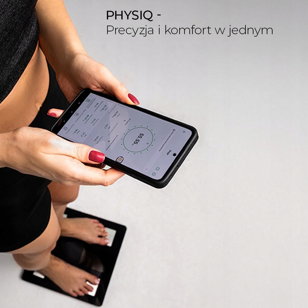 DIGITAL PERSONAL SCALE WITH BODY FAT ANALYSIS AND 12 PARAMETERS Brand Physiq