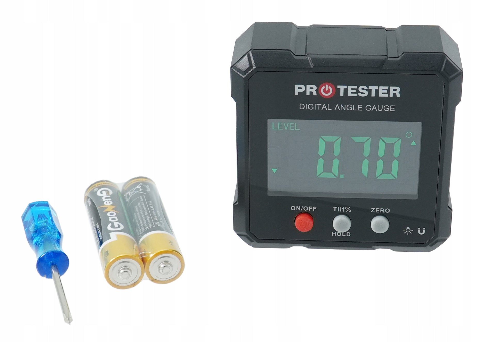 DIGITAL PROTRACTOR 4х90° WITH MAGNET ANGLE METER LEVEL ANGLE INDICATOR Packaging status original