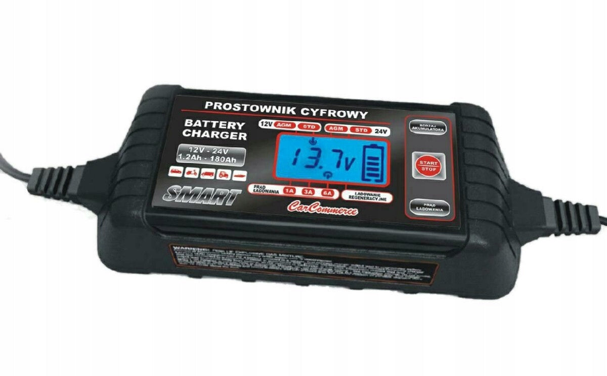DIGITAL RECTIFIER 12V-6A / 24V-3A - GEL