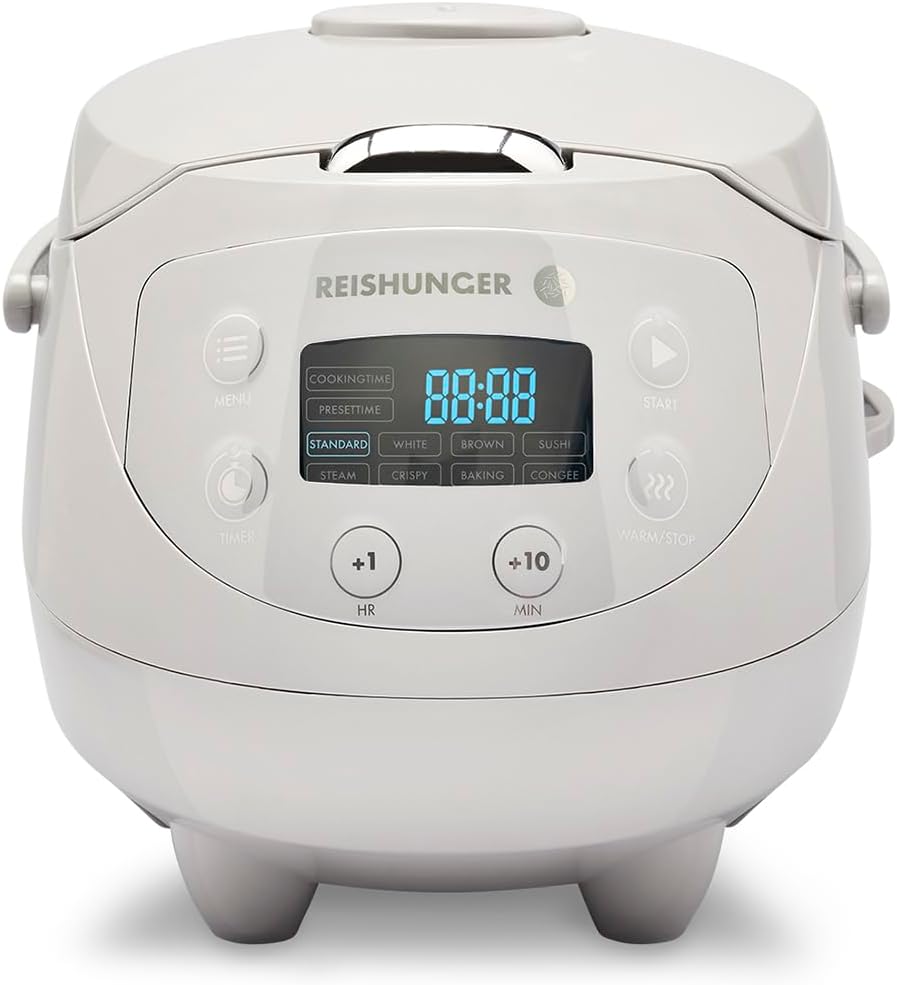 DIGITAL RICE COOKER MINI 0,6 L MULTICOOKER STEAMER WITH TIMER