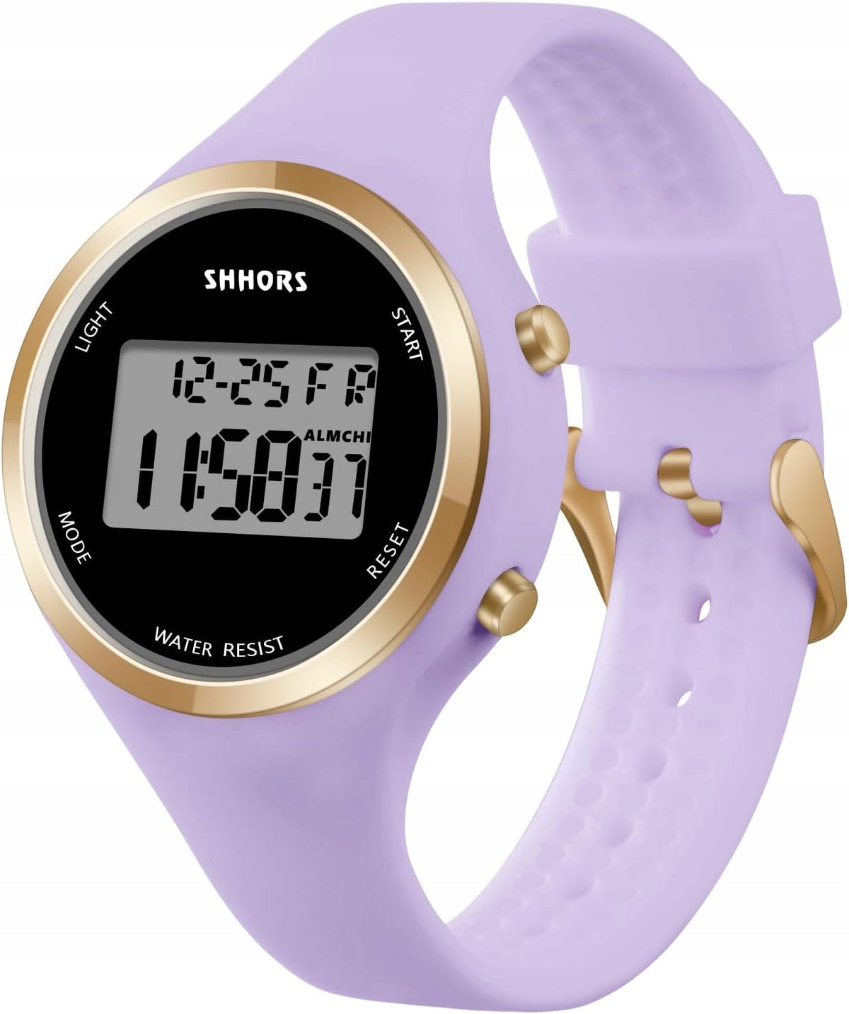 DIGITAL SPORTS WATCH WOMEN SILICONE ALARM LED DATE