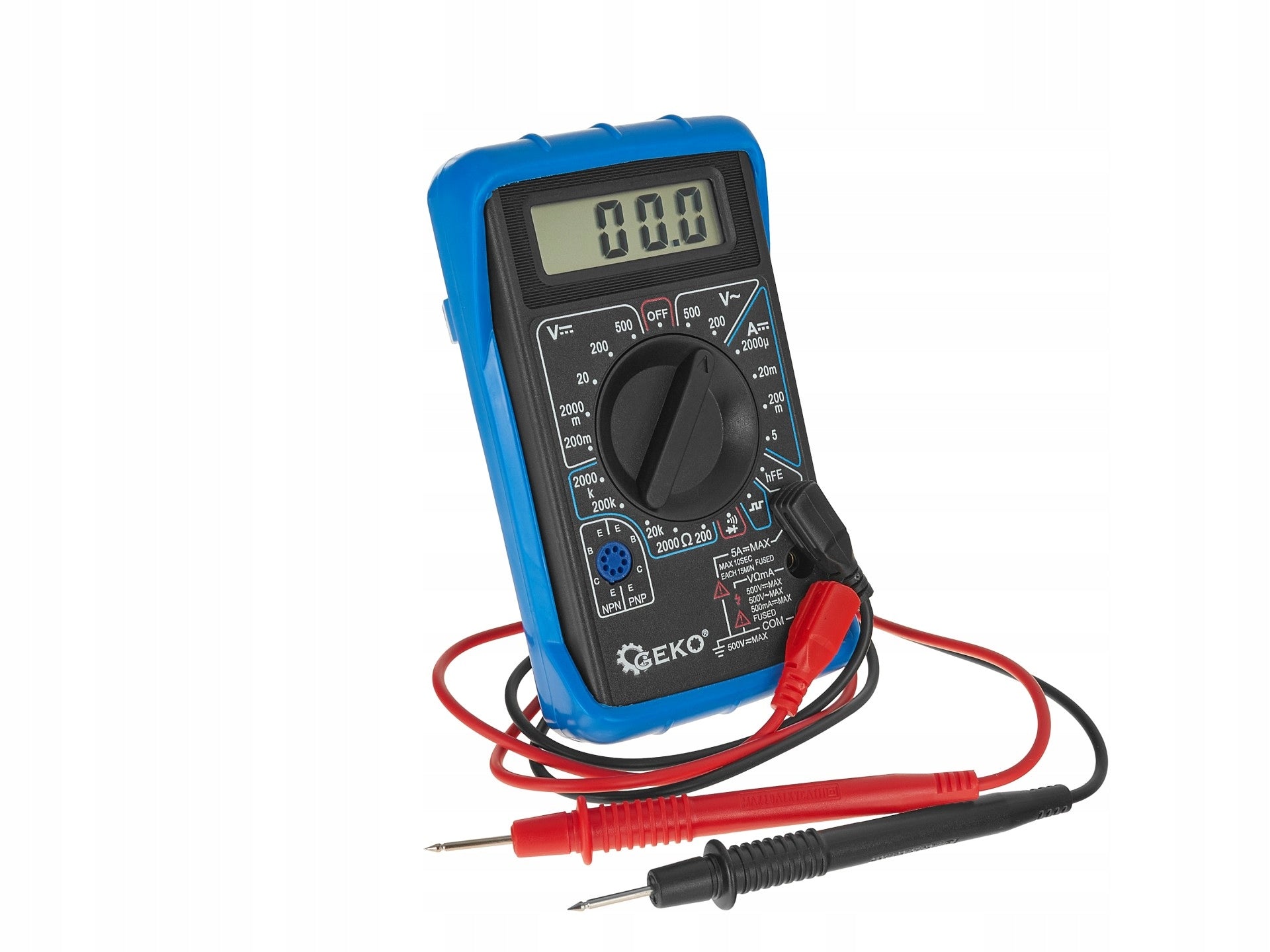 DIGITAL UNIVERSAL METER WITH BUZZER GEKO