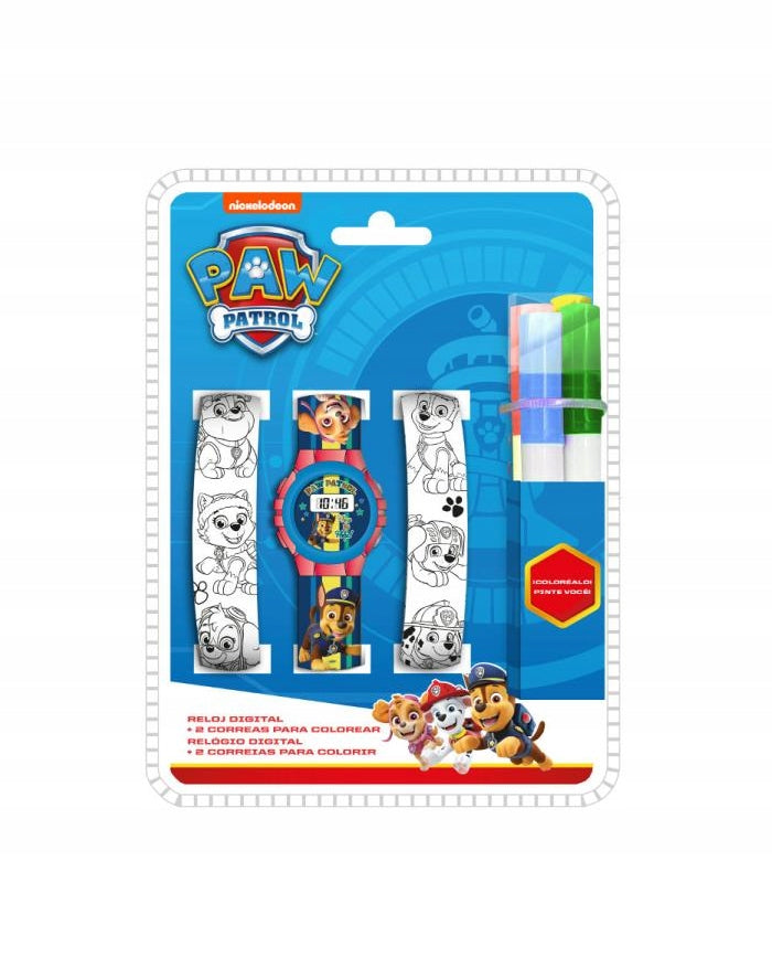 DIGITAL WATCH WITH PSI PATROL STRAPS Packaging status original