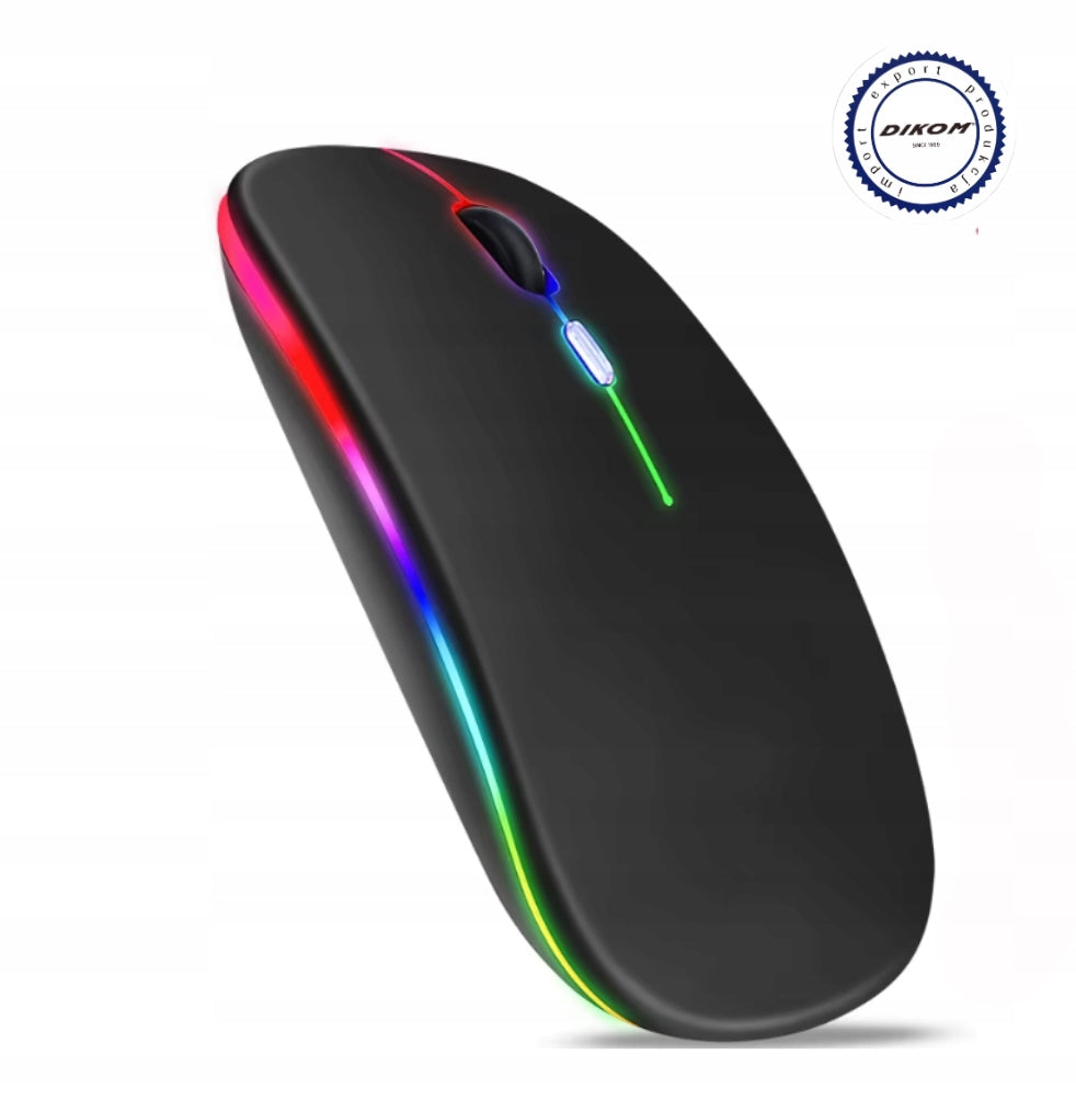 DIKOM Bluetooth USB Wireless Mouse for Computer Gaming Laptop ledy
