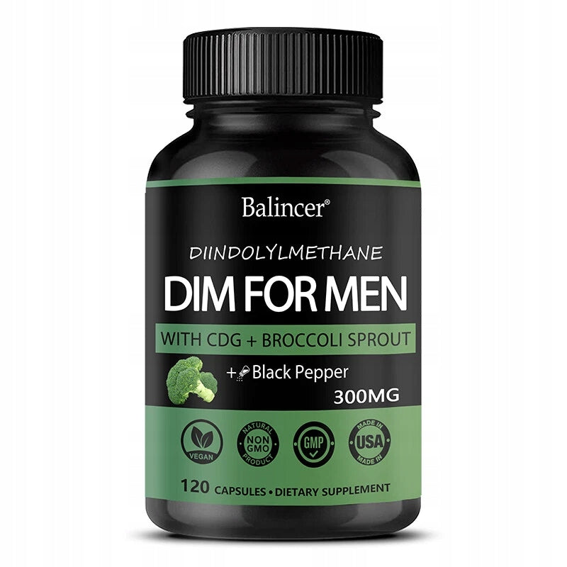 DIM (Diindolilomethane) 300 mg – with black pepper – Premium formula supports