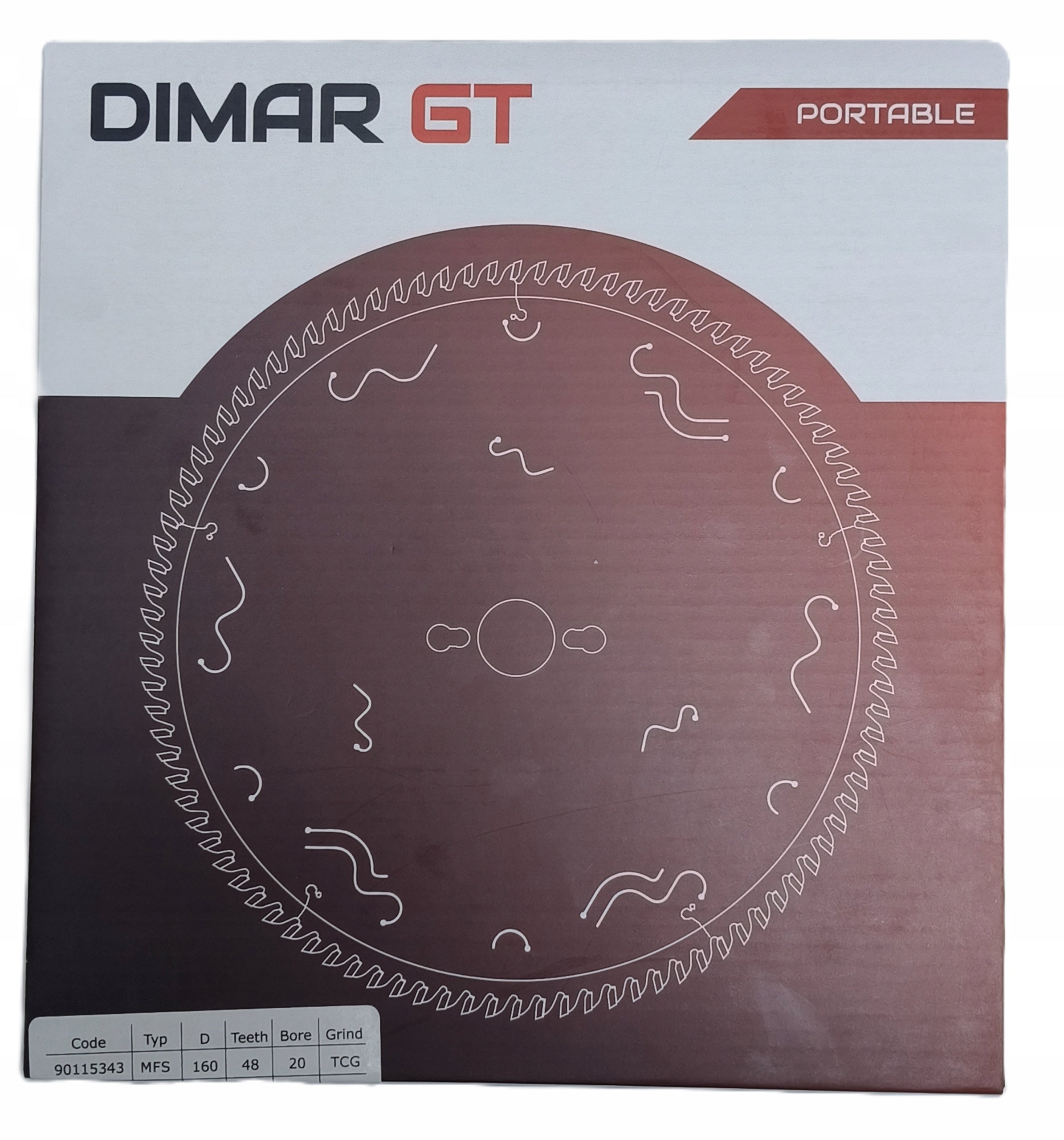 DIMAR SAW 160MM FOR WOOD LAMINATE HM 48 TEETH BLUE COATING MFS 90115343 Manufacturer code 90115343