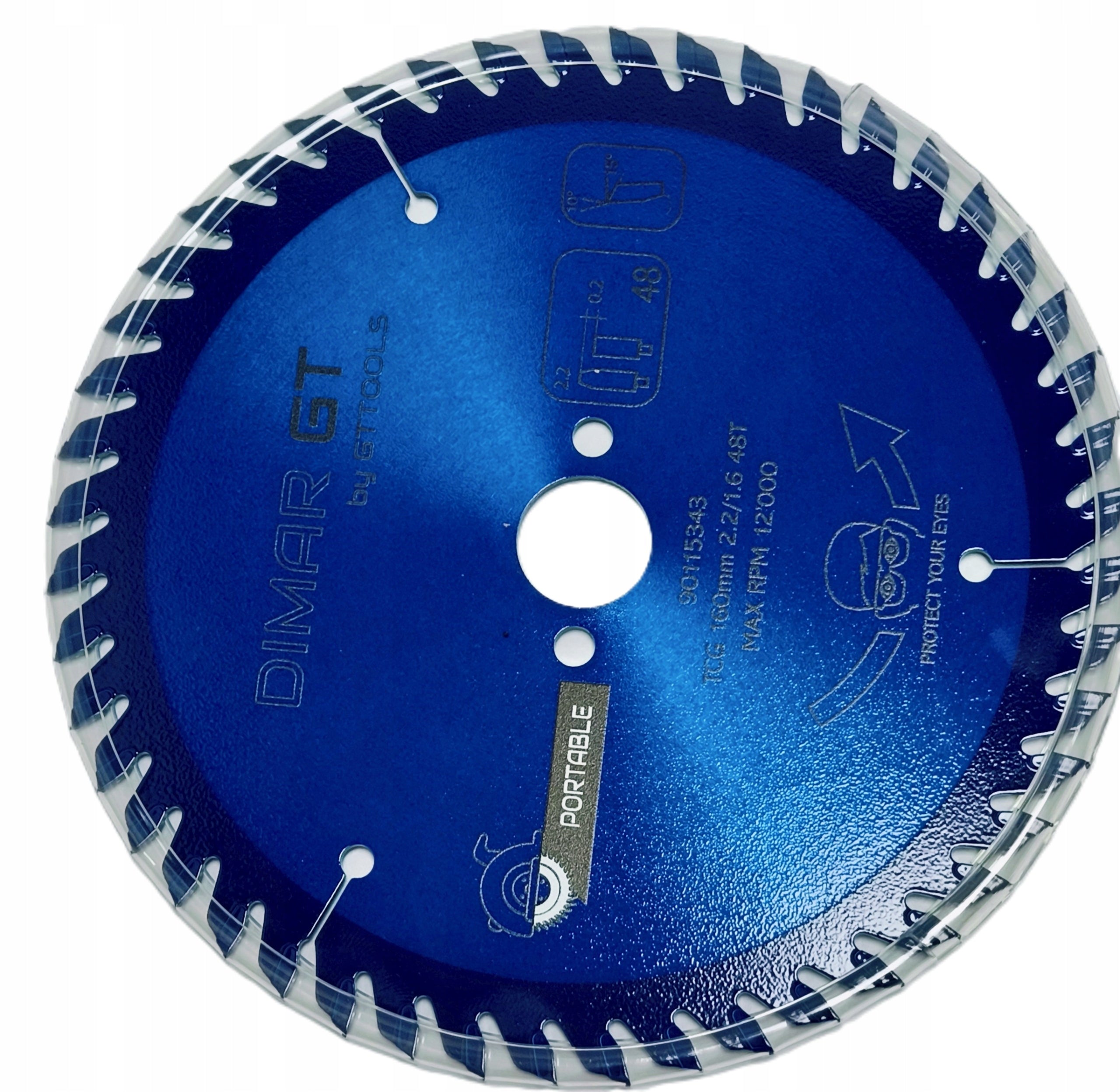 DIMAR SAW 160MM FOR WOOD LAMINATE HM 48 TEETH BLUE COATING MFS 90115343 Packaging status original