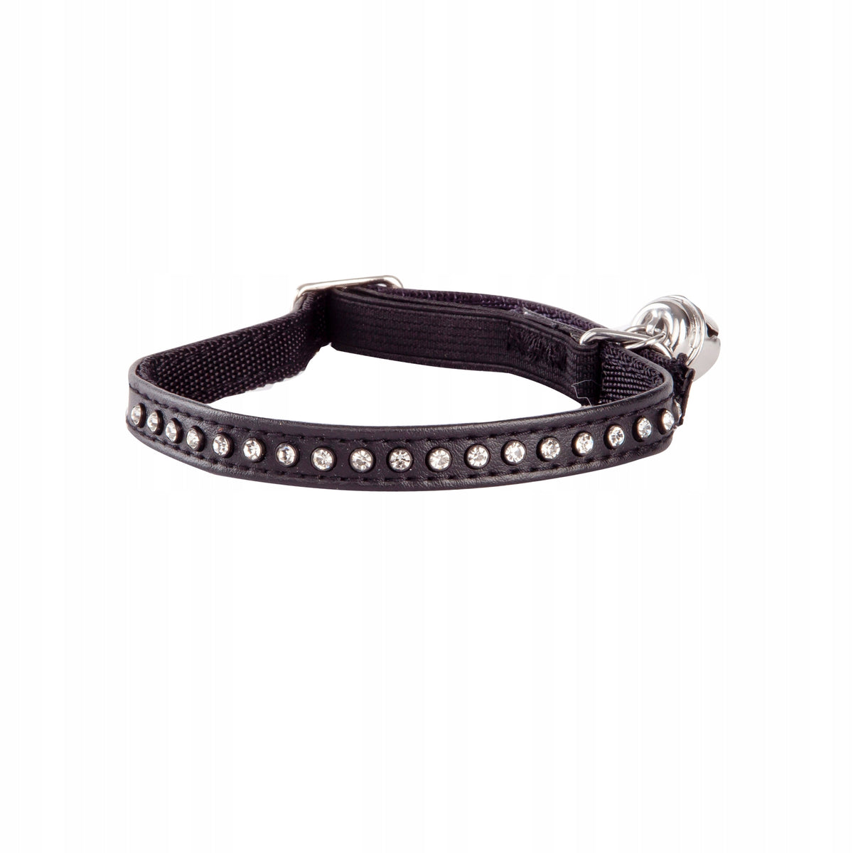 DINGO CAT COLLAR GLAMOUR 1,0x34 CM BLACK