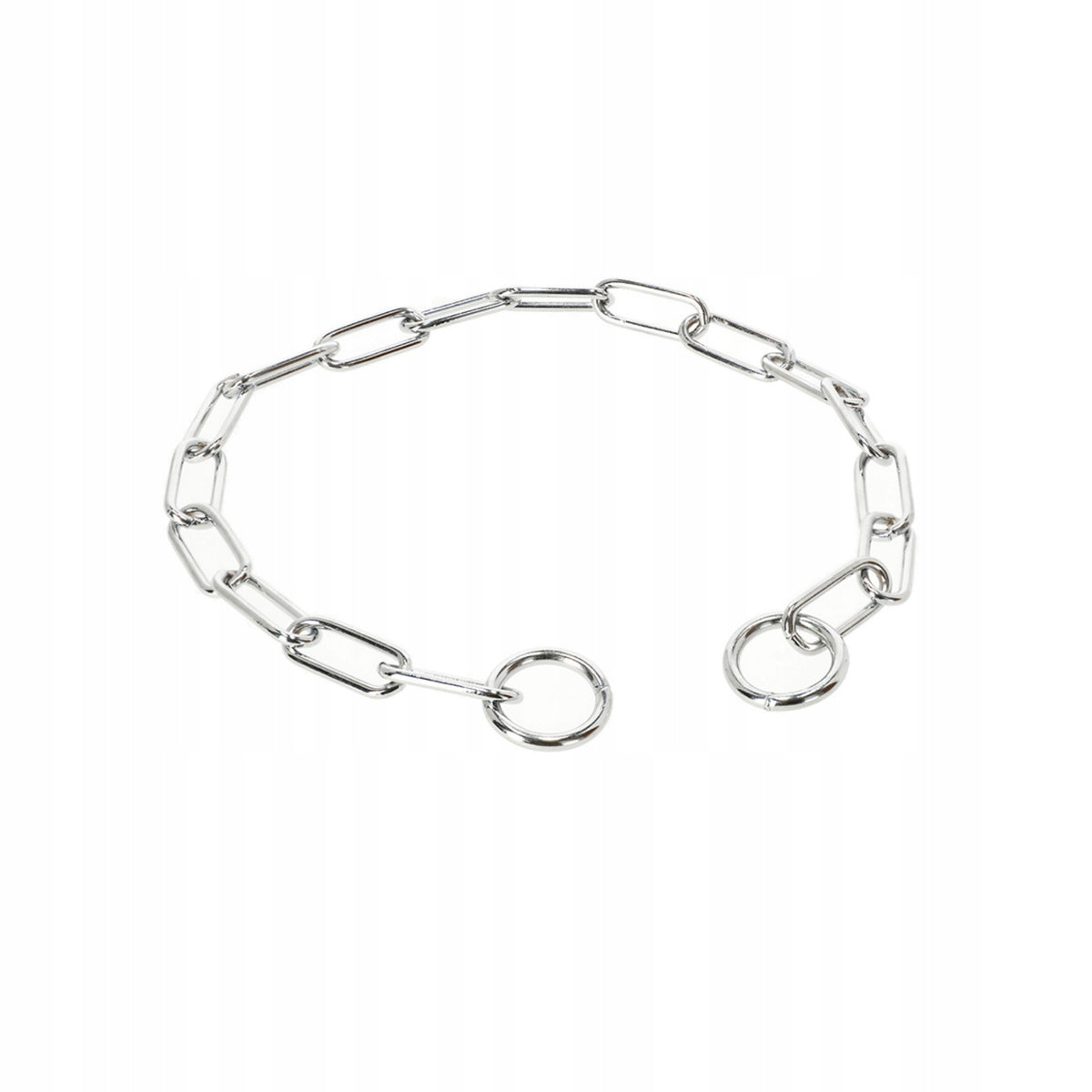 DINGO Chain collar pull-on choke - long link #4MMx70CM CHROME