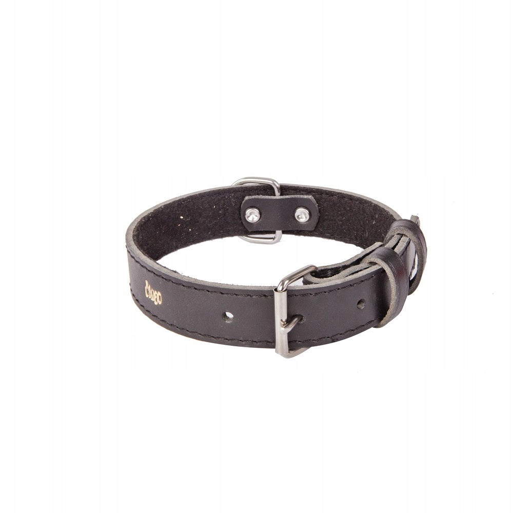 DINGO DOG COLLAR LINED WITH FELT 5,0X90 BLACK