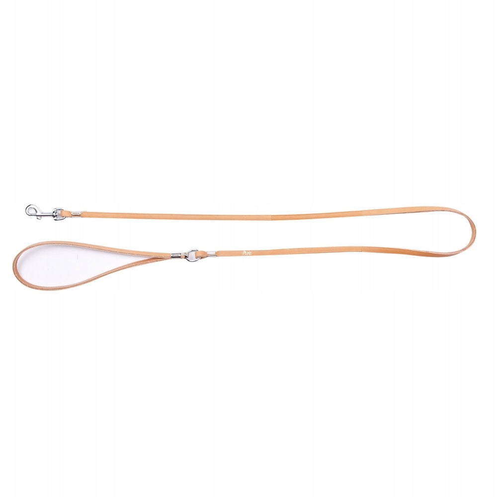 DINGO DOG LEASH LEATHER CLASSIC 0,6 X 125 NATURE
