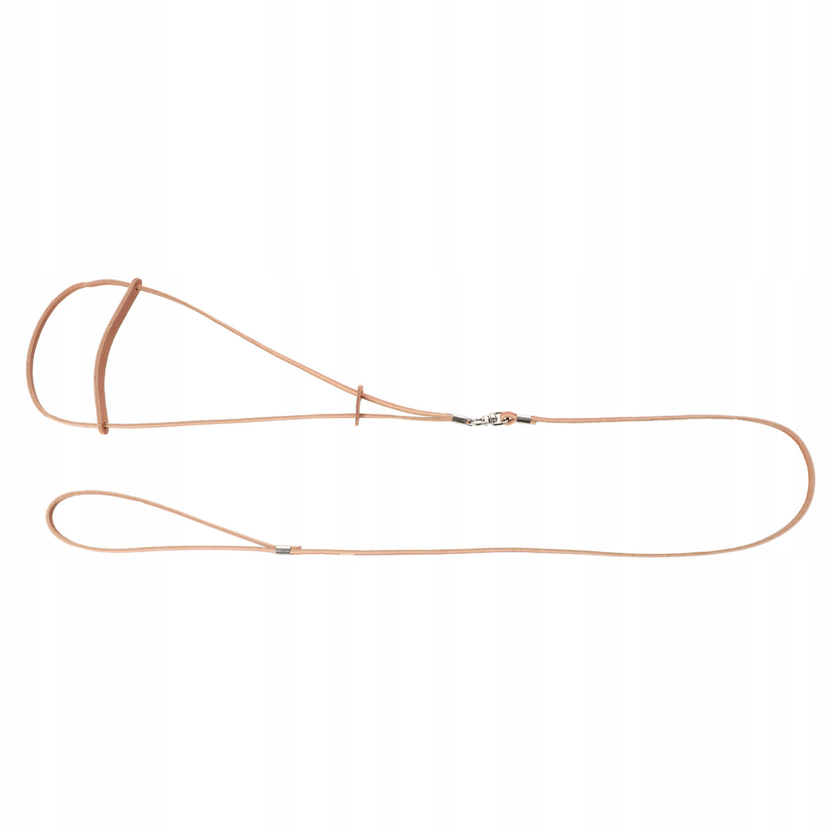 DINGO Leather ring leash 8 mm / 150 cm