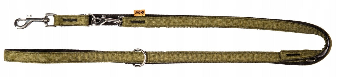 DINGO leash "Scandi" extended - green 2,0 x 220 cm