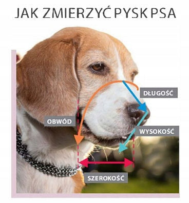 DINO metal muzzle for dog No. 9 Podhale Shepherd Manufacturer code 3324/CZ