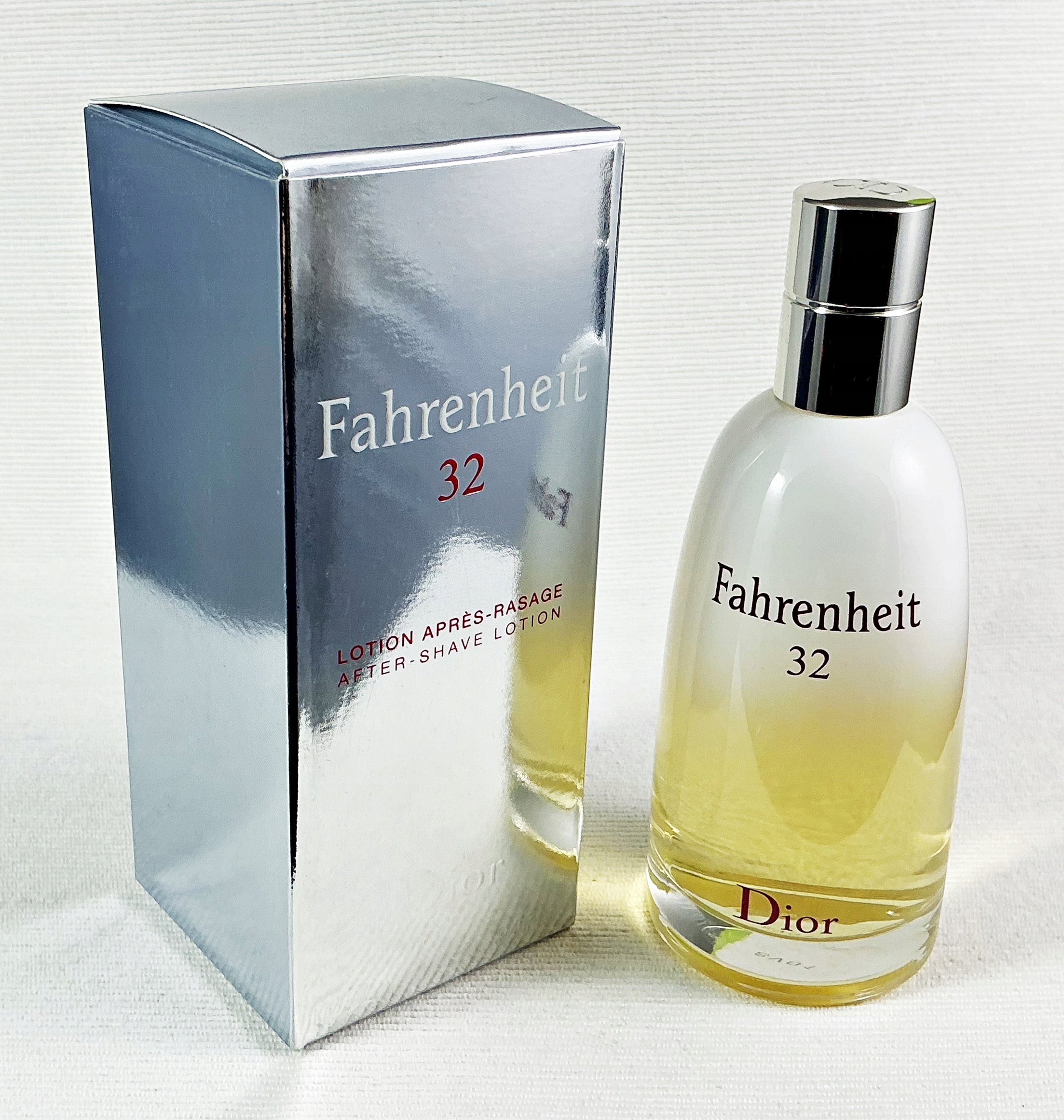 DIOR FAHRENHEIT 32 100 ML AFTER SHAVE WATER UNIQUE Packaging status original