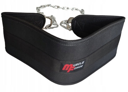 DIP BELT LOAD BELT STRONG 240 kg WITH CHAIN Brand MuscleForge