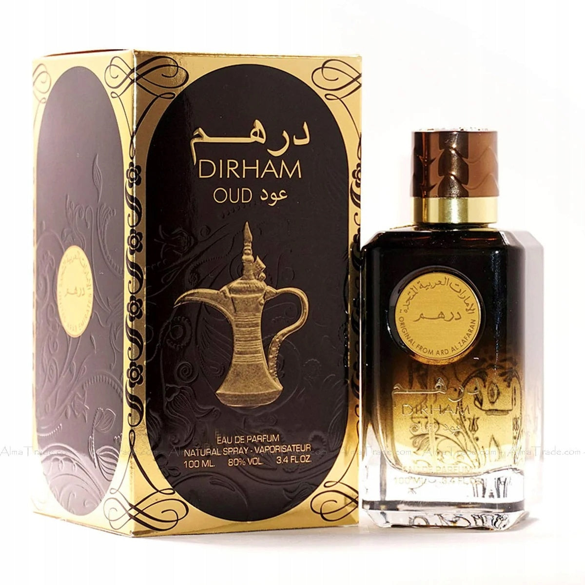 DIRHAM OUD Arabic Perfume 100 ml ARD ZAAFARAN For Unisex Gift