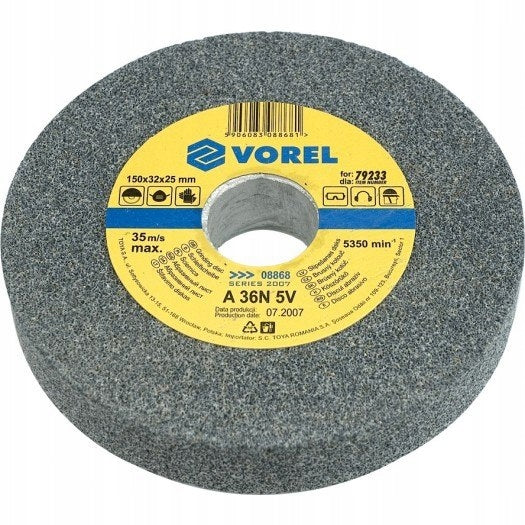 DISC FOR GRINDING TABLE. 200X16X20 08873 VOREL