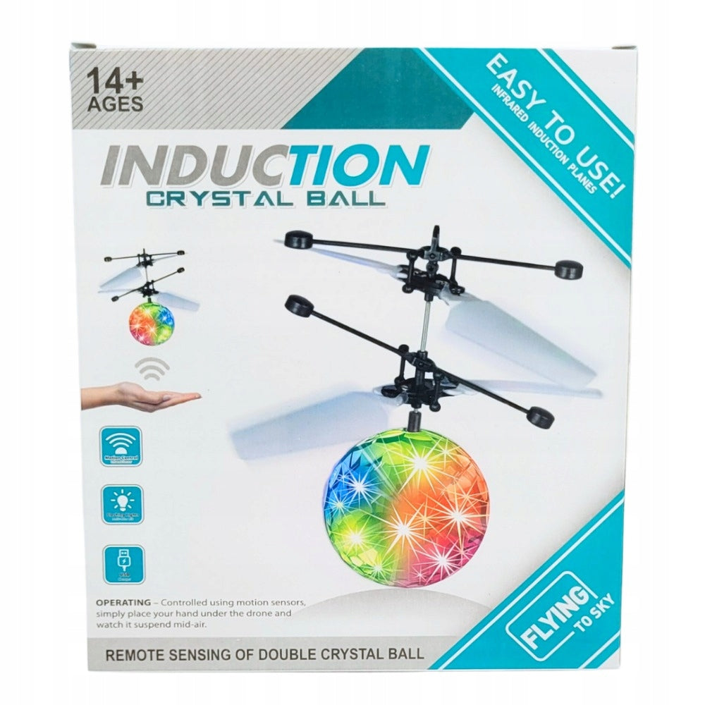 DISCO BALL FLYING HAND CONTROLLED USB LIGHT Manufacturer code MEGADIDI KULA LATAJĄCA