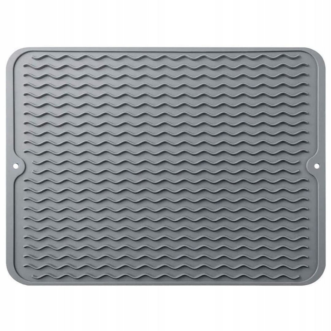 DISH CUP DRYING MAT 40x30 cm DRAINER SILICONE PAD