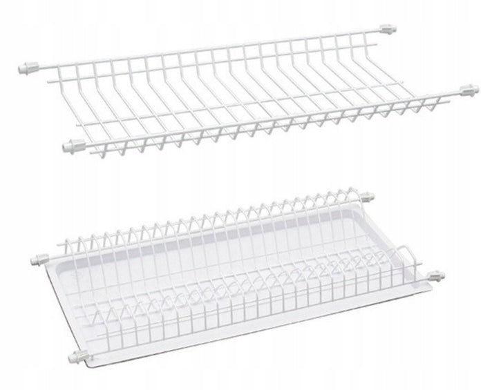 DISH DRAINER FOR CABINET 45 CM DRYER TWO-TIER WHITE BS