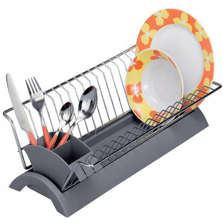 DISH DRYER DRAINER NARROW GREY ZELLER