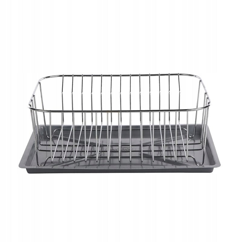 DISH DRYER PLATE DRAINER SINK CUPS 33x28cm SILVER EAN (GTIN) 5907800101768